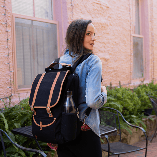 Sheyd Bags Double Pannier Backpack in Black– Convertible Double Pannier for Bicycles - Sheyd Bags