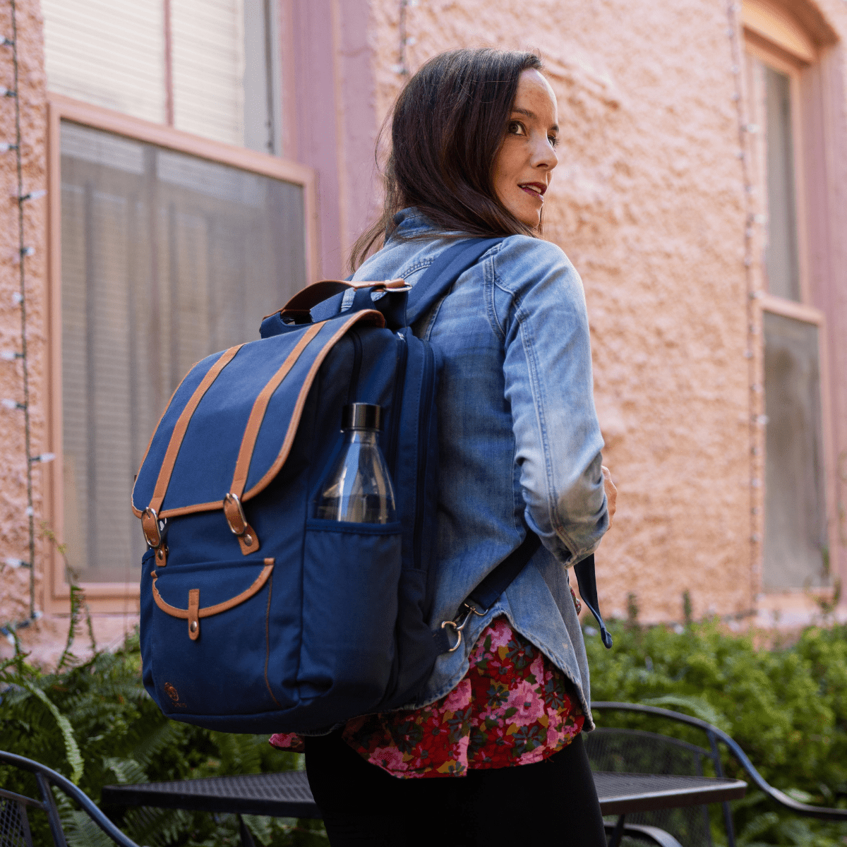 Sheyd Bags Double Pannier Backpack in Blue – Convertible Double Pannier for Bicycles - Sheyd Bags